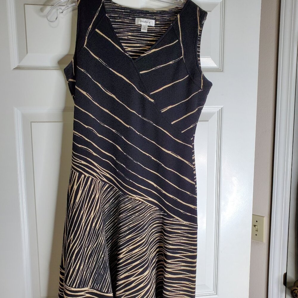 Dress Barn Black & Tan Sleeveless Dress - Effortlessly Chic & Versatile!